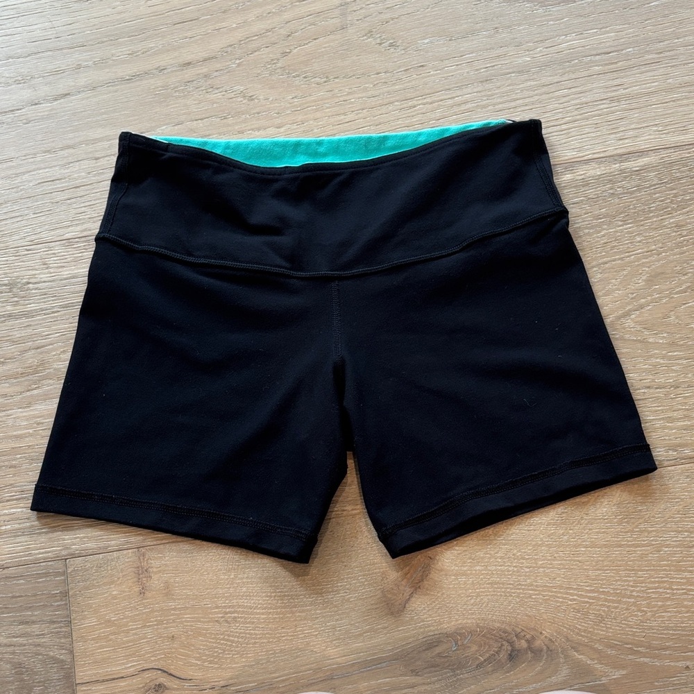 lululemon athletica Black Bike Shorts